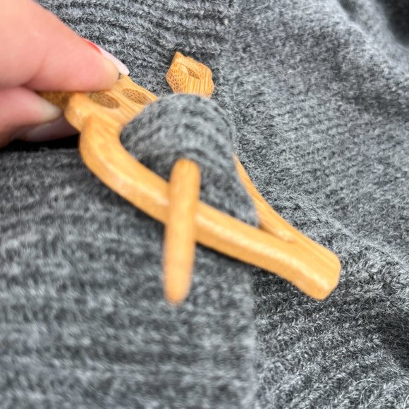 Handmade Wooden Shawl Blanket Pin - OWL shape - Picture 6 of 8